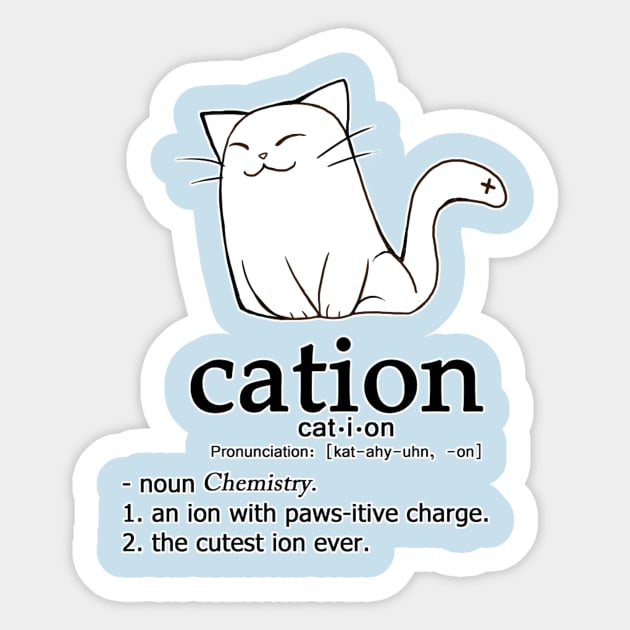 Cation Sticker by linkitty